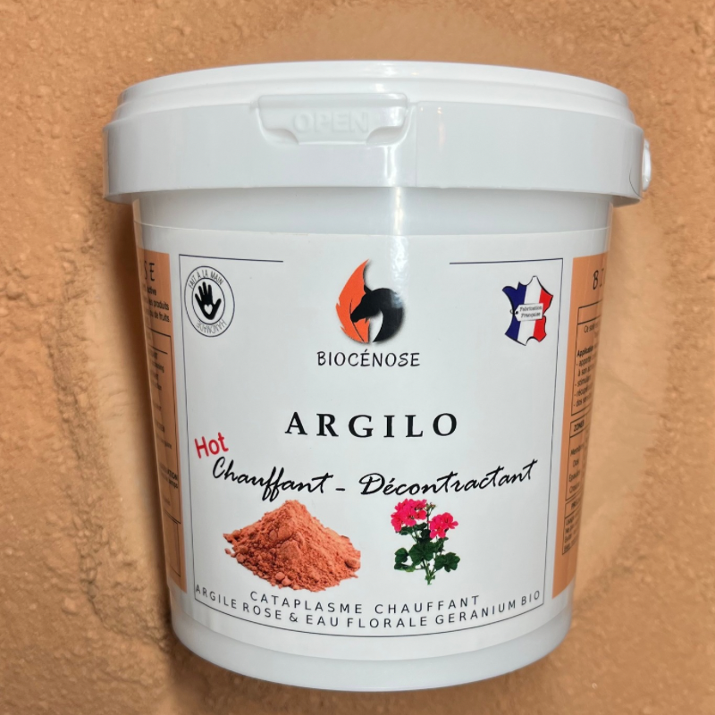 Cataplasme Chauffant - Argile Rose & Eau Florale de Géranium Bio (Sans Huile Essentielle)
