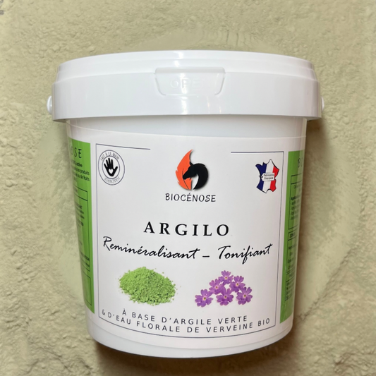 Cataplasme Tonifiant - Argile Verte & Eau Florale de Verveine Bio