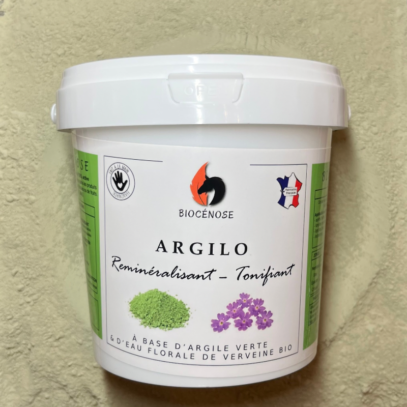 Cataplasme Tonifiant - Argile Verte & Eau Florale de Verveine Bio