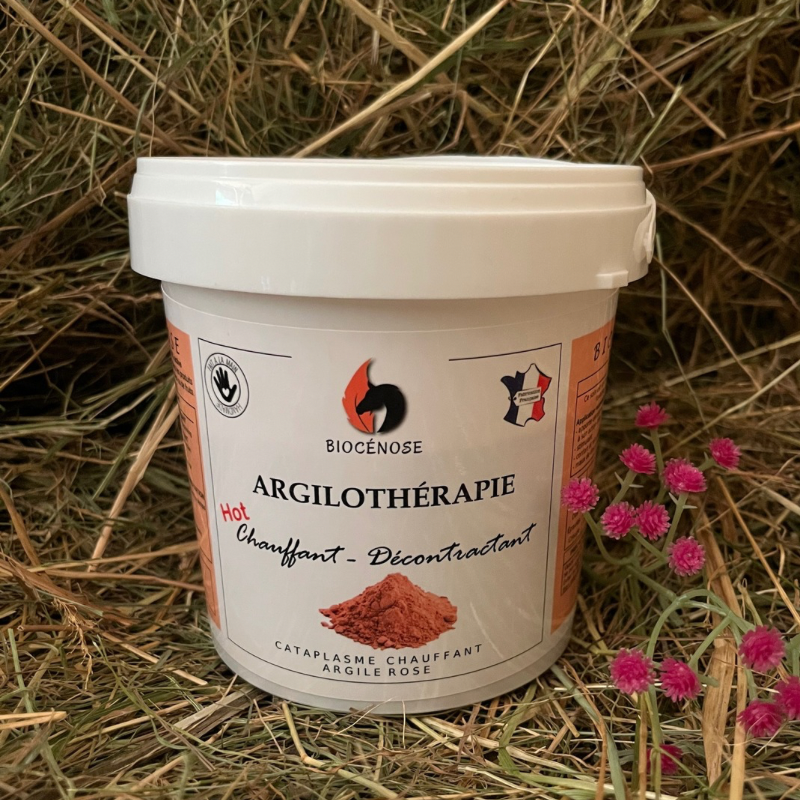 Cataplasme Chauffant - Argile Rose & Eau Florale de Géranium Bio (Sans Huile Essentielle)