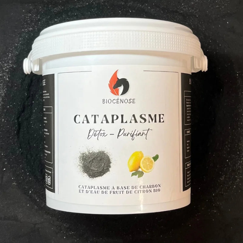 Cataplasme Detox - Charbon / Argile Noire & Eau de Fruit de Citron BIO